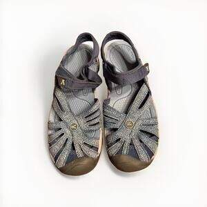 KEEN Rose Women's Sandals Water Hiking Walking Blue Size 8